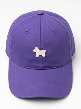 Doggy Patch Preppy Baseball Cap - Purple Cotton